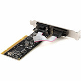StarTech.com PCI Serial Parallel Combo Card with Dual Serial RS232 Ports (DB9) & 1x Parallel Port (DB25), PCI Adapter Expansion Card — PCI2S1P2