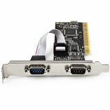 StarTech.com PCI Serial Parallel Combo Card with Dual Serial RS232 Ports (DB9) & 1x Parallel Port (DB25), PCI Adapter Expansion Card — PCI2S1P2