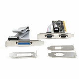 StarTech.com PCI Serial Parallel Combo Card with Dual Serial RS232 Ports (DB9) & 1x Parallel Port (DB25), PCI Adapter Expansion Card — PCI2S1P2