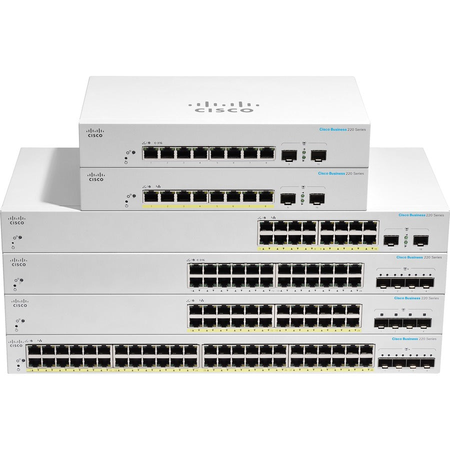 Cisco Business CBS220-8FP-E-2G Ethernet Switch — CBS220-8FP-E-2G-NA