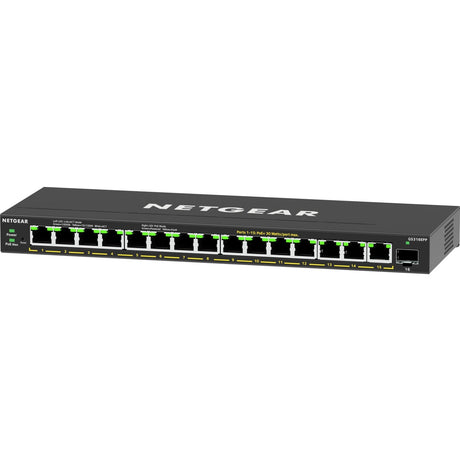 Netgear 16-Port High-Power PoE+ Gigabit Ethernet Plus Switch (231W) with 1 SFP Port — GS316EPP-100NAS