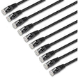 StarTech.com 6 ft. CAT6 Ethernet cable - 10 Pack - ETL Verified - Black CAT6 Patch Cord - Molded RJ45 Connectors - 24 AWG - UTP — C6PATCH6BK10PK