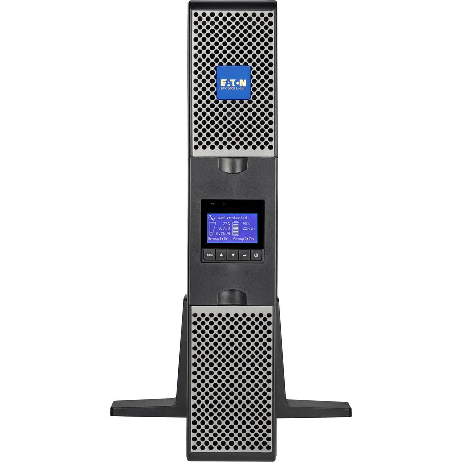 Eaton 9PX 3000VA 2700W 120V Online Double-Conversion UPS - L5-30P, 6x 5-20R, 1 L5-30R, Lithium-ion Battery, Cybersecure Network Card, 2U Rack/Tower — 9PX3000RTN-L