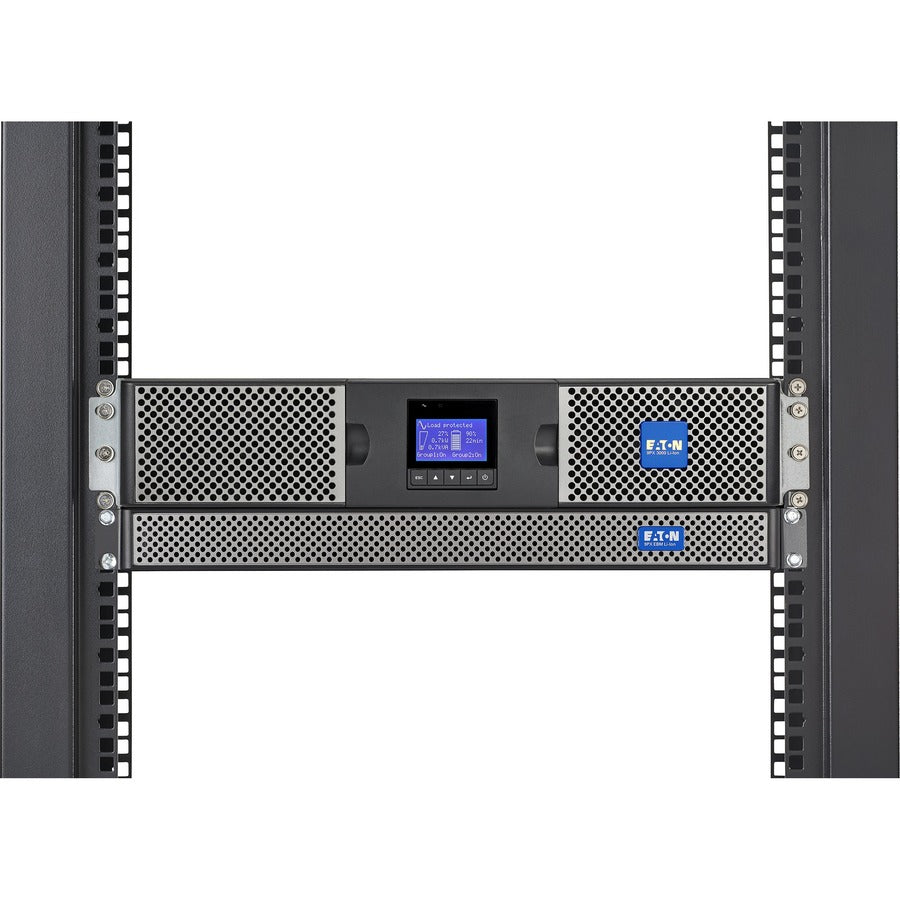 Eaton 9PX 3000VA 2700W 120V Online Double-Conversion UPS - L5-30P, 6x 5-20R, 1 L5-30R, Lithium-ion Battery, Cybersecure Network Card, 2U Rack/Tower — 9PX3000RTN-L