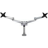 StarTech.com Desk Mount Dual Monitor Arm, Premium Articulating Desktop VESA Mount up to 27" (17.6lb/8kg) Displays, Height Adjustable — ARMDUALPS