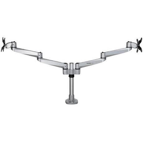 StarTech.com Desk Mount Dual Monitor Arm, Premium Articulating Desktop VESA Mount up to 27" (17.6lb/8kg) Displays, Height Adjustable — ARMDUALPS