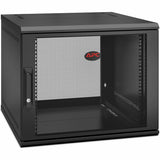 APC NetShelter 9U Wallmount Rack Enclosure Cabinet Single Hinged Server Depth — AR109SH6