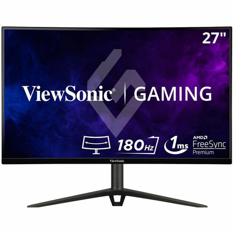 ViewSonic VX2718-2KPC-MHD 27 Inch Curved 1440p 1ms 180Hz Gaming Monitor with FreeSync Premium, Eye Care, HDMI and Display Port — VX2718-2KPC-MHD