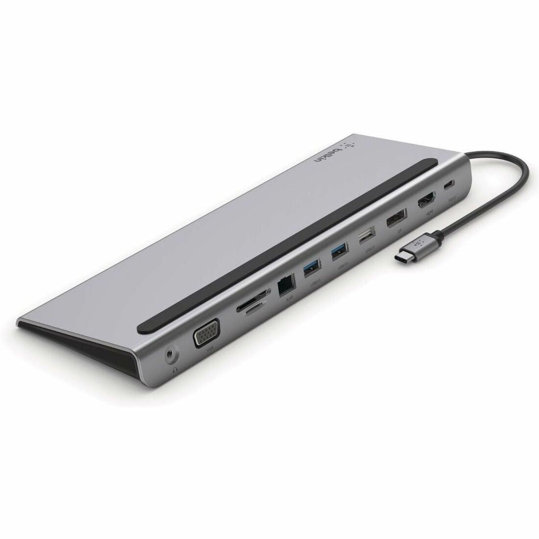 Belkin Univsersal USB-C 11-in-1 Multiport Dock - Laptop Docking station - USB-C - VGA, HDMI, DP - GigE — INC004btSGY