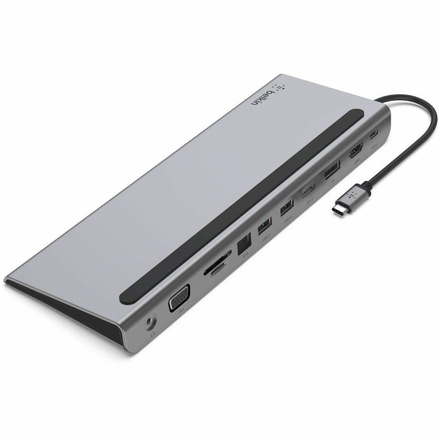 Belkin Univsersal USB-C 11-in-1 Multiport Dock - Laptop Docking station - USB-C - VGA, HDMI, DP - GigE — INC004btSGY