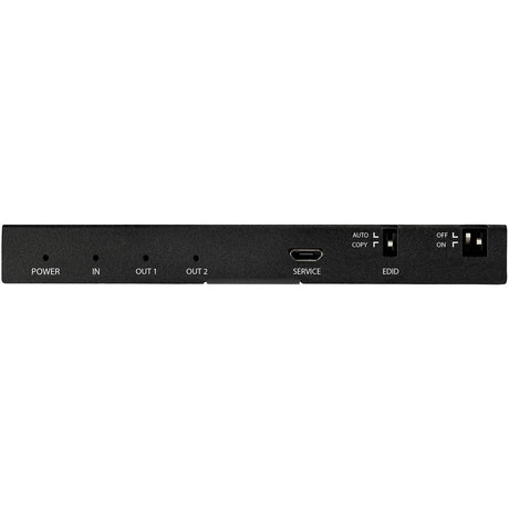 StarTech.com 2-Port HDMI Splitter (1x2), 4K 60Hz UHD HDMI 2.0 Audio Video Splitter w/ Scaler and Audio Extractor, EDID Copy, TV/Projector — ST122HD20S