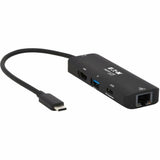 Eaton Tripp Lite Series USB-C Multiport Adapter - 4K 60 Hz HDMI, USB 3.x (5Gbps) Hub Ports, GbE, 100W PD Charging, HDR, HDCP 2.2 — U444-06N-H4GUC2
