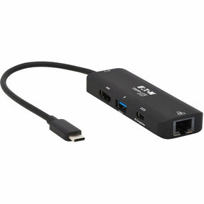 Eaton Tripp Lite Series USB-C Multiport Adapter - 4K 60 Hz HDMI, USB 3.x (5Gbps) Hub Ports, GbE, 100W PD Charging, HDR, HDCP 2.2 — U444-06N-H4GUC2