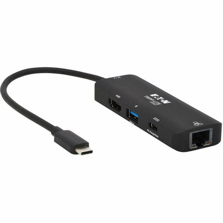 Eaton Tripp Lite Series USB-C Multiport Adapter - 4K 60 Hz HDMI, USB 3.x (5Gbps) Hub Ports, GbE, 100W PD Charging, HDR, HDCP 2.2 — U444-06N-H4GUC2