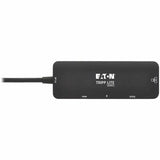 Eaton Tripp Lite Series USB-C Multiport Adapter - 4K 60 Hz HDMI, USB 3.x (5Gbps) Hub Ports, GbE, 100W PD Charging, HDR, HDCP 2.2 — U444-06N-H4GUC2
