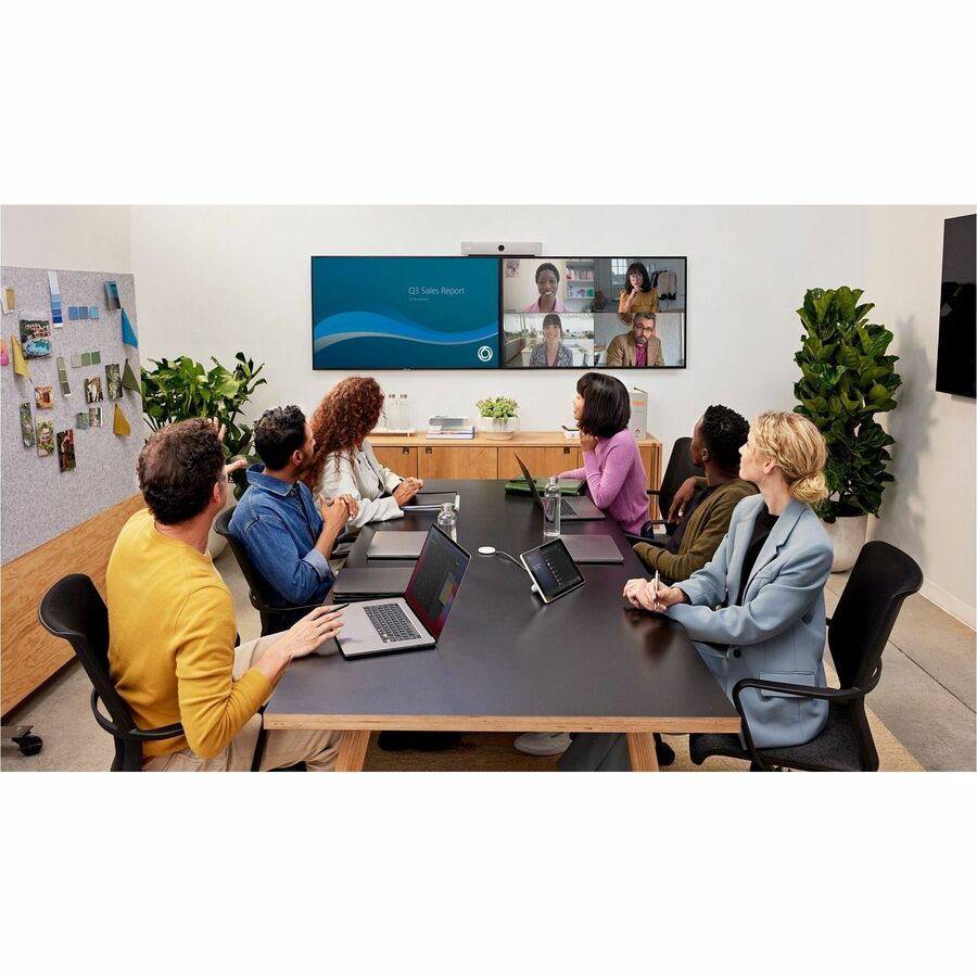 Cisco Webex Room Bar (First Light Color) with Table-stand Room Navigator — CS-BAR-T-K9