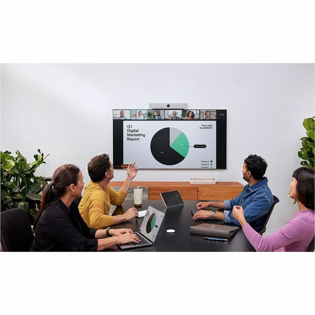 Cisco Webex Room Bar (First Light Color) with Table-stand Room Navigator — CS-BAR-T-K9
