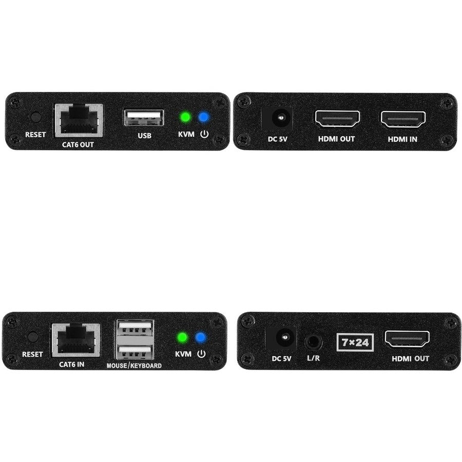 SIIG 1080p HDMI USB KVM Over Cat6 Extender - 70m — CE-H27411-S1