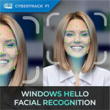 Adesso CyberTrack F1 Webcam - Window Hello Certified - 2.1 Megapixel - 30 fps - USB 2.0 - 1 Each — CyberTrack K1