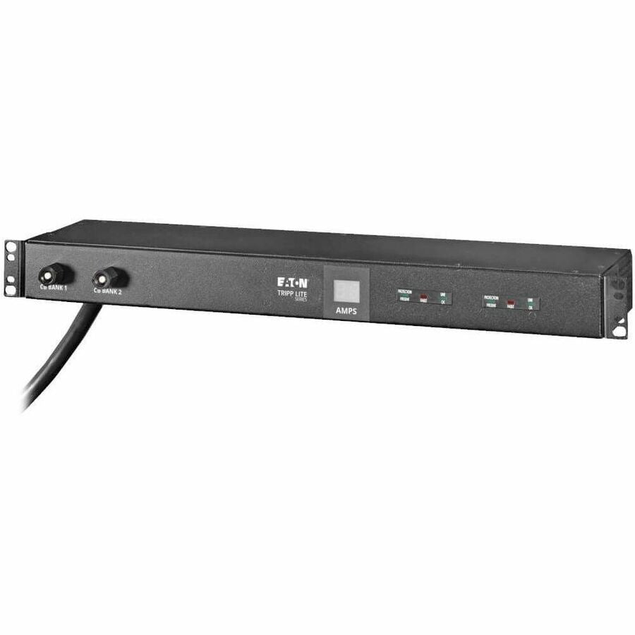 Eaton Tripp Lite Series 2.9kW Single-Phase Basic PDU with ISOBAR Surge Protection, 120V, 3840 Joules, 12 NEMA 5-15/20R Outlets, L5-30P Input, 15 ft. Cord, 1U Rack-Mount, TAA — PDUH30-ISO