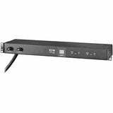 Eaton Tripp Lite Series 2.9kW Single-Phase Basic PDU with ISOBAR Surge Protection, 120V, 3840 Joules, 12 NEMA 5-15/20R Outlets, L5-30P Input, 15 ft. Cord, 1U Rack-Mount, TAA — PDUH30-ISO