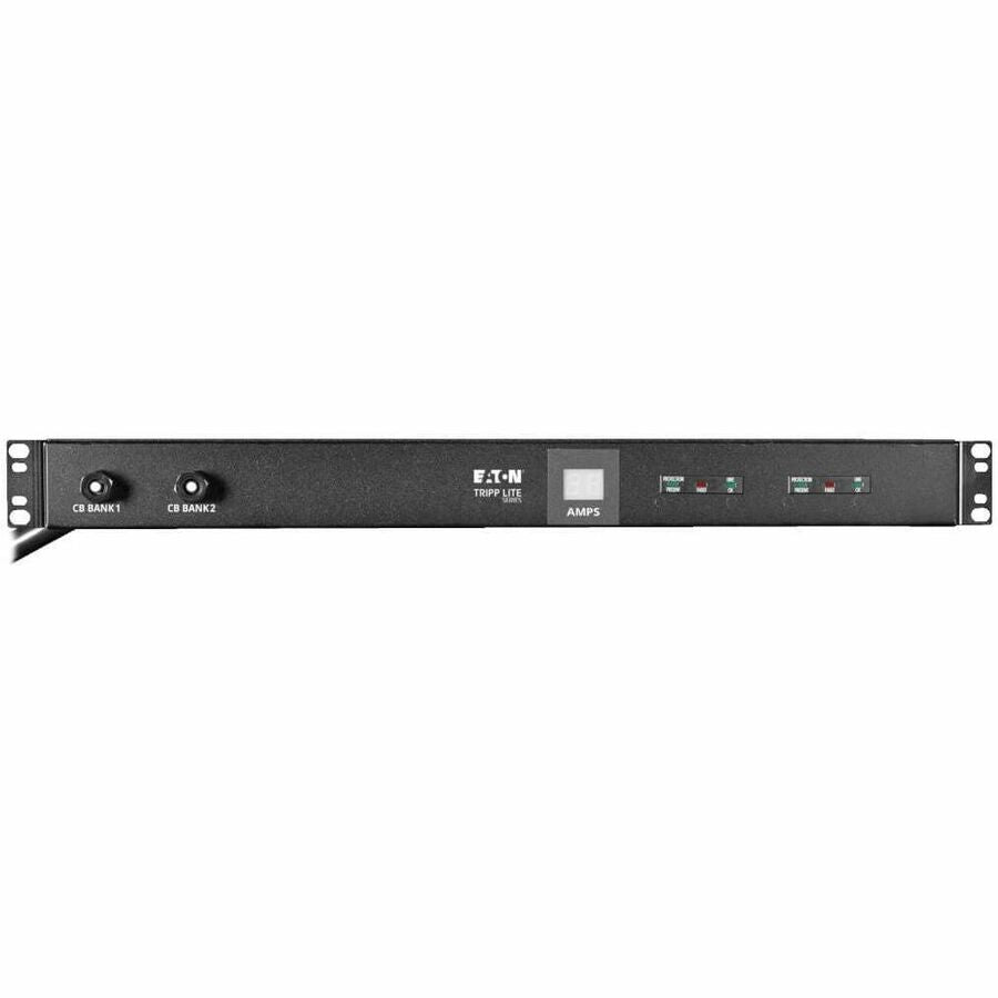 Eaton Tripp Lite Series 2.9kW Single-Phase Basic PDU with ISOBAR Surge Protection, 120V, 3840 Joules, 12 NEMA 5-15/20R Outlets, L5-30P Input, 15 ft. Cord, 1U Rack-Mount, TAA — PDUH30-ISO