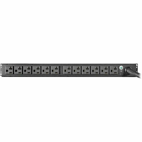 Eaton Tripp Lite Series 2.9kW Single-Phase Basic PDU with ISOBAR Surge Protection, 120V, 3840 Joules, 12 NEMA 5-15/20R Outlets, L5-30P Input, 15 ft. Cord, 1U Rack-Mount, TAA — PDUH30-ISO