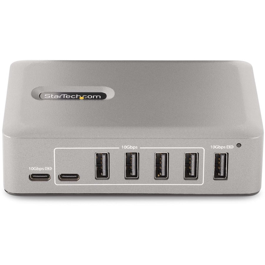 StarTech.com 10-Port USB-C Hub, 8x USB-A + 2x USB-C, Self-Powered w/ 65W Power Supply, USB 3.1 10Gbps Desktop/Laptop USB Hub w/ Charging — 10G8A2CS-USB-C-HUB