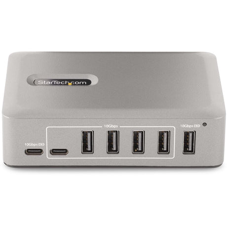 StarTech.com 10-Port USB-C Hub, 8x USB-A + 2x USB-C, Self-Powered w/ 65W Power Supply, USB 3.1 10Gbps Desktop/Laptop USB Hub w/ Charging — 10G8A2CS-USB-C-HUB