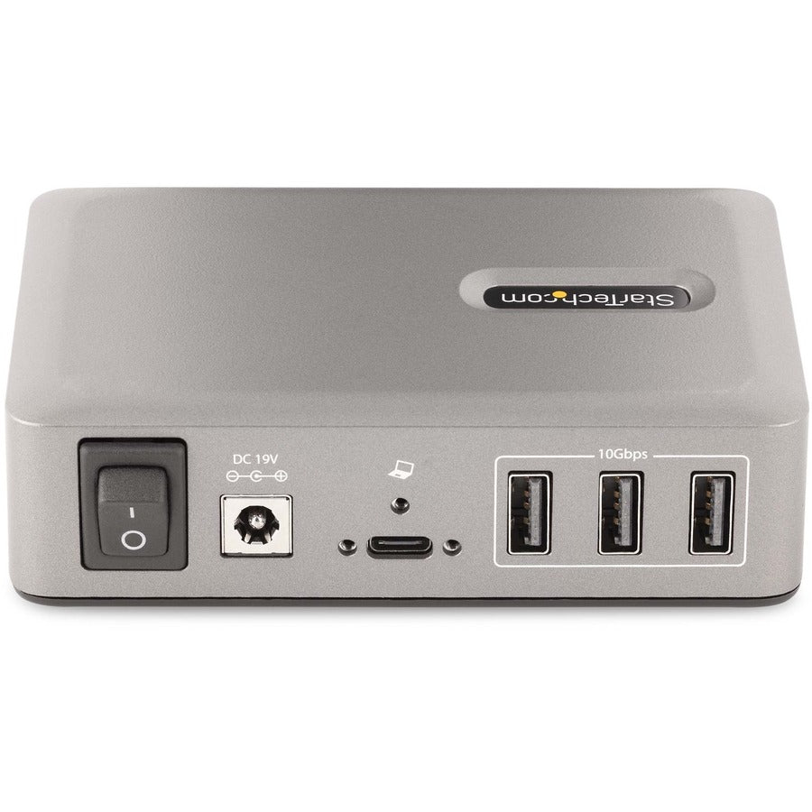 StarTech.com 10-Port USB-C Hub, 8x USB-A + 2x USB-C, Self-Powered w/ 65W Power Supply, USB 3.1 10Gbps Desktop/Laptop USB Hub w/ Charging — 10G8A2CS-USB-C-HUB