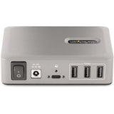 StarTech.com 10-Port USB-C Hub, 8x USB-A + 2x USB-C, Self-Powered w/ 65W Power Supply, USB 3.1 10Gbps Desktop/Laptop USB Hub w/ Charging — 10G8A2CS-USB-C-HUB