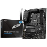 MSI Pro B760-P WIFI DDR4 Gaming Desktop Motherboard - Intel B760 Chipset - Socket LGA-1700 - ATX — PROB760PWIFID4