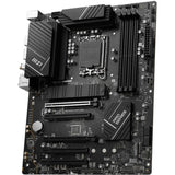 MSI Pro B760-P WIFI DDR4 Gaming Desktop Motherboard - Intel B760 Chipset - Socket LGA-1700 - ATX — PROB760PWIFID4