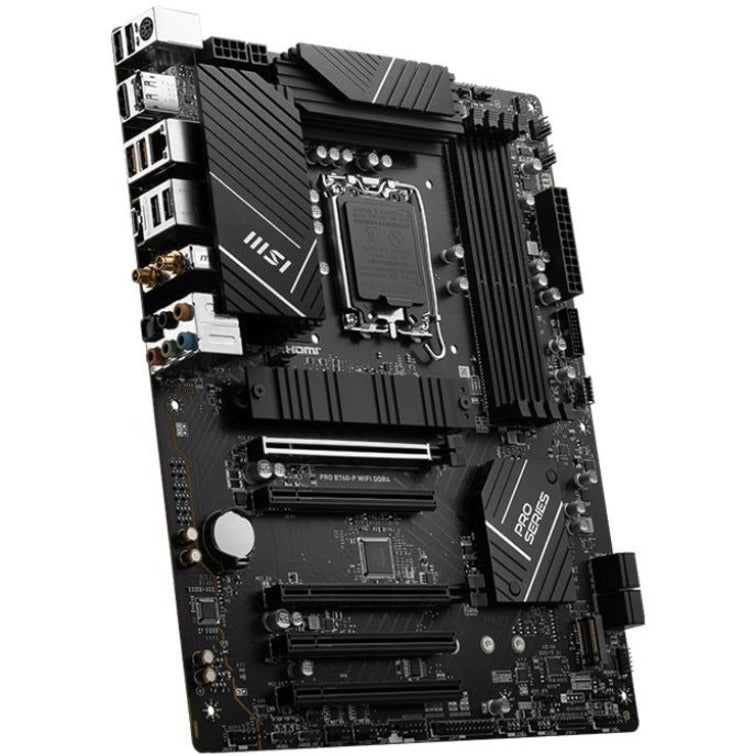 MSI Pro B760-P WIFI DDR4 Gaming Desktop Motherboard - Intel B760 Chipset - Socket LGA-1700 - ATX — PROB760PWIFID4
