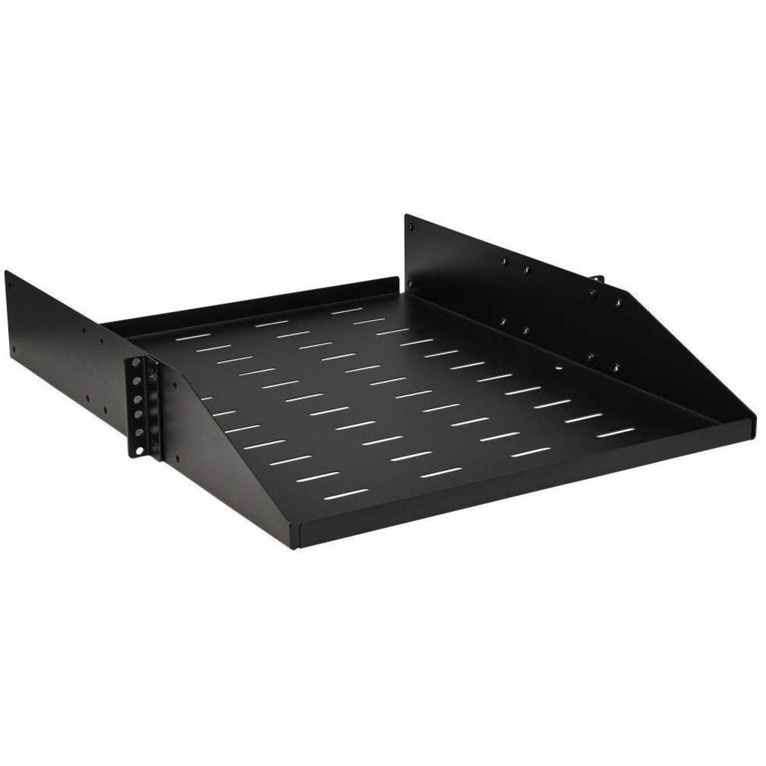 Eaton Tripp Lite Series SmartRack Universal-Mount Steel Rack Shelf - 2U, Vented, 21.7 in. Deep, Holds up to 100 lb. (45 kg) — SRSHELF2PUNIV