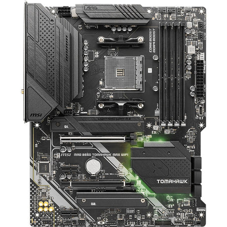 MSI MAG B550 TOMAHAWK MAX WIFI Desktop Motherboard - AMD B550 Chipset - Socket AM4 - ATX — B550TMHWKMWI