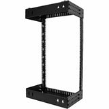 StarTech.com 2-Post 18U Heavy-Duty Wall Mount Network Rack, 19" Open Frame Server Rack with Adjustable Depth, Data Rack for IT Equipment~ — RACK-18U-20-WALL-OA