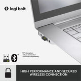 Logitech Signature MK650 Combo for Business, Wireless Mouse and Keyboard, Logi Bolt, Bluetooth, SmartWheel, Globally Certified, Graphite — 920-010909