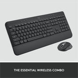 Logitech Signature MK650 Combo for Business, Wireless Mouse and Keyboard, Logi Bolt, Bluetooth, SmartWheel, Globally Certified, Graphite — 920-010909