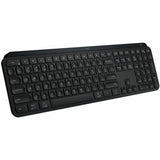 Logitech MX Keys S Wireless Keyboard, Low Profile, Fluid Precise Quiet Typing, USB C Rechargeable, Black — 920-011406