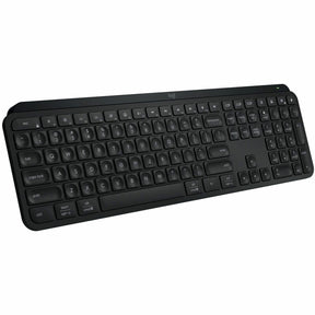Logitech MX Keys S Wireless Keyboard, Low Profile, Fluid Precise Quiet Typing, USB C Rechargeable, Black — 920-011406
