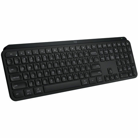 Logitech MX Keys S Wireless Keyboard, Low Profile, Fluid Precise Quiet Typing, USB C Rechargeable, Black — 920-011406