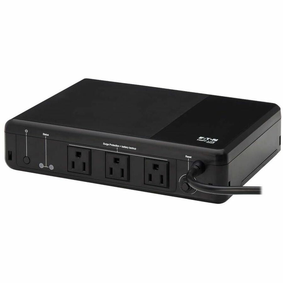 Eaton Tripp Lite Series 350VA 210W 120V Standby UPS - 3 NEMA 5-15R Outlets (Surge + Battery Backup), 5-15P Plug, Desktop — BC350R