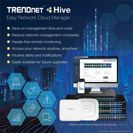 TRENDnet TEW-925DAP Dual Band Wi-Fi 6 IEEE 802.11 a/b/g/n/ac/ax 5.27 Gbit/s Wireless Access Point - TAA Compliant — TEW-925DAP