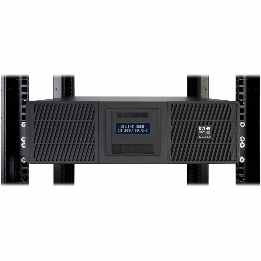Eaton Tripp Lite Series SmartOnline 6000VA 5400W 208V Online Double-Conversion UPS with Maintenance Bypass - L6-20R/L6-30R Outlets, L6-30P Input, Network Card Included, Extended Run, 3U Rack/Tower — SU6000RTMB