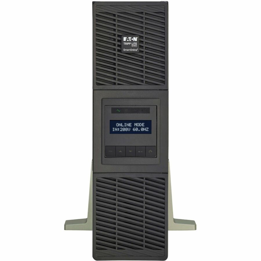 Eaton Tripp Lite Series SmartOnline 6000VA 5400W 208V Online Double-Conversion UPS with Maintenance Bypass - L6-20R/L6-30R Outlets, L6-30P Input, Network Card Included, Extended Run, 3U Rack/Tower — SU6000RTMB