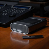 SanDisk Professional G-DRIVE PROJECT SDPHG1H-008T-NBAAD 8 TB Portable Hard Drive - External - Gray — SDPHG1H-008T-NBAAD