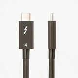 StarTech.com 3ft (1m) Thunderbolt 4 Cable, 40Gbps, 100W PD, 4K/8K Video, Intel-Certified, Compatible w/Thunderbolt 3/USB 3.2/DisplayPort — TBLT4MM1M