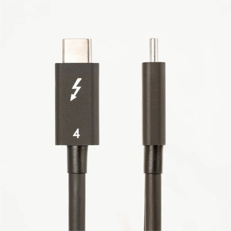 StarTech.com 3ft (1m) Thunderbolt 4 Cable, 40Gbps, 100W PD, 4K/8K Video, Intel-Certified, Compatible w/Thunderbolt 3/USB 3.2/DisplayPort — TBLT4MM1M