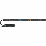 Eaton 3-Phase Metered Input Rack PDU G4, 208V, 42 Outlets, 24A, 8.6kW, L15-30 Input, 10 ft. Cord, 0U Vertical — EVMI1530X